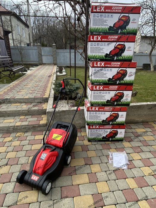 Газонокосарка, газонокосилка, косарка LEX 32 см асинхронний двигун Чехія