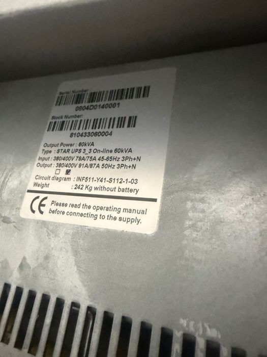 ups STAR 400V /22ah