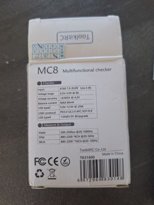ToolkitRC MC8 Multichecker