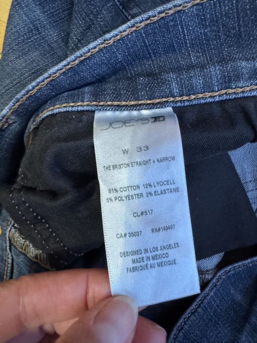 Spodnie męskie denim premium Joe’s dżinsy jeans rozmiar 33 bawełna
