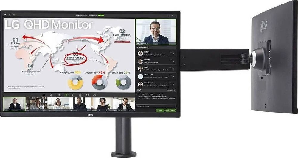 Монітор LG 27QP88DP-BS+ Монітор LG 27QP88DP-BS+ стійка-кріплення