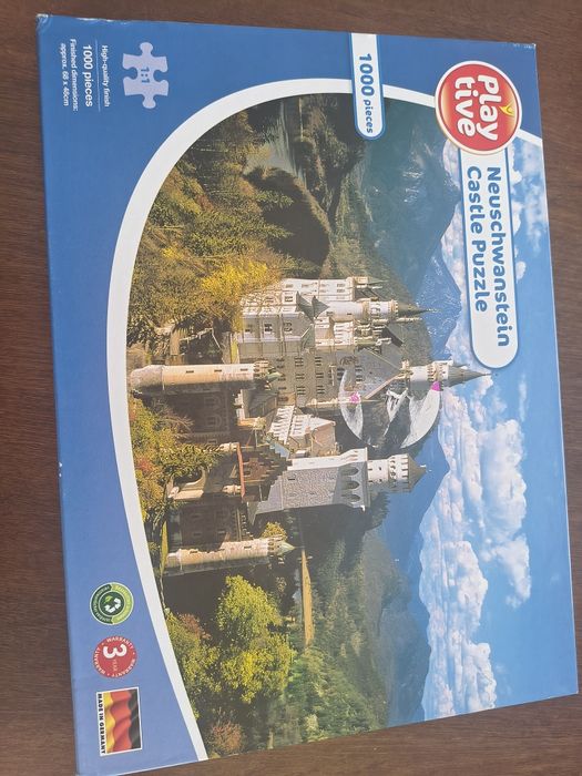 Puzzle zamek widok 1:1 1000