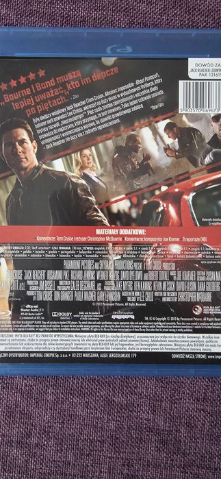 Jack Reacher blu-ray pl