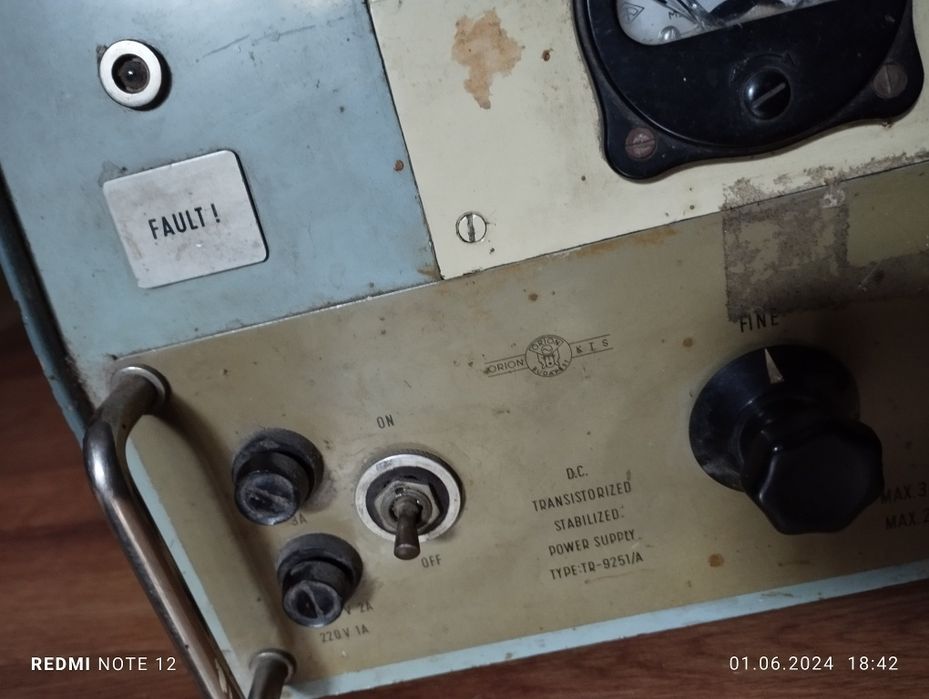 Стабілізоване джерело живлення пост. струму TR-9251/A Orion Budapest