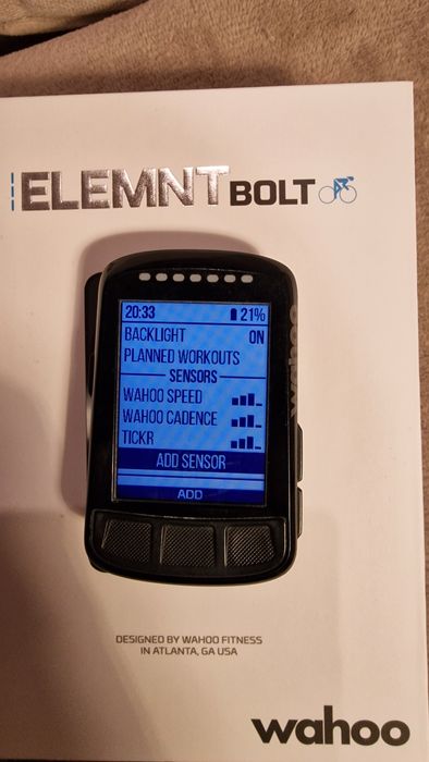 Велокомпютер wahoo element bolt