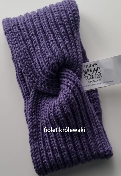 Opaska na głowę Drops Merino Extra Fine Czekolada cena z przesyłką