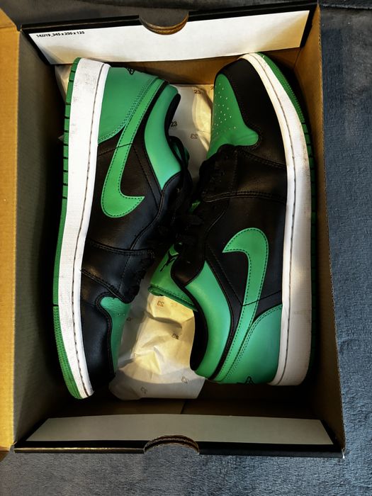 Air Jordan 1 Low czarno zielone