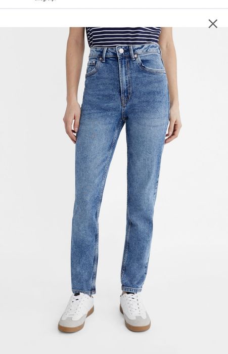 Jeansy Stradivarius mom slim 38 polecam!