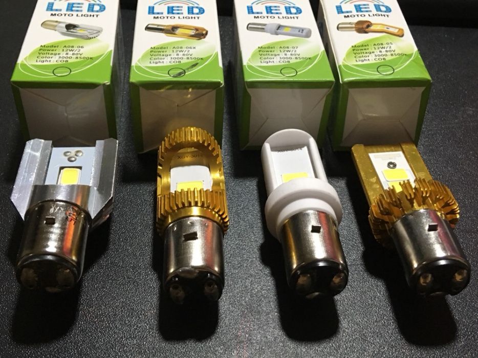 LED S2, P15D H6M BA20D 8v-80v. Novo