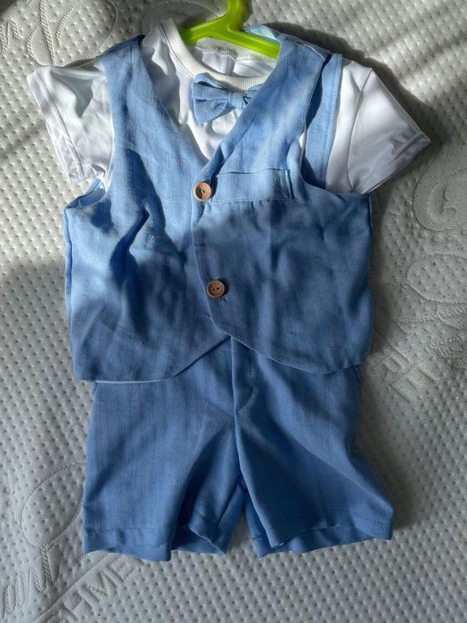 Nowy zestaw wizytowy  100% len 122