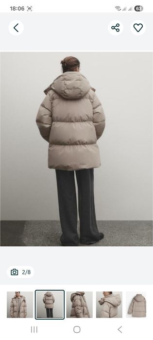 Продам пуховик Massimo Dutti оригінал!