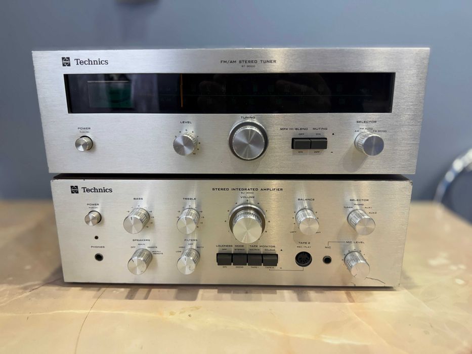 テクニクス　Technics st-3000 su-3000 2点セット 値下】テクニクス Technics st-3000 su-3000 2点セット - メルカリ