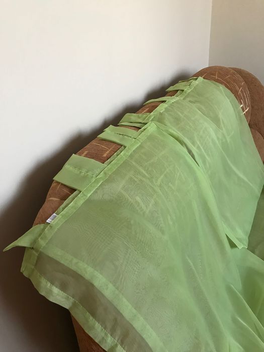 Продам штори салатового кольору