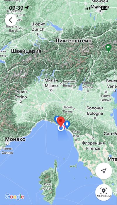 3к квартира в заповеднике на Итальянском побережье