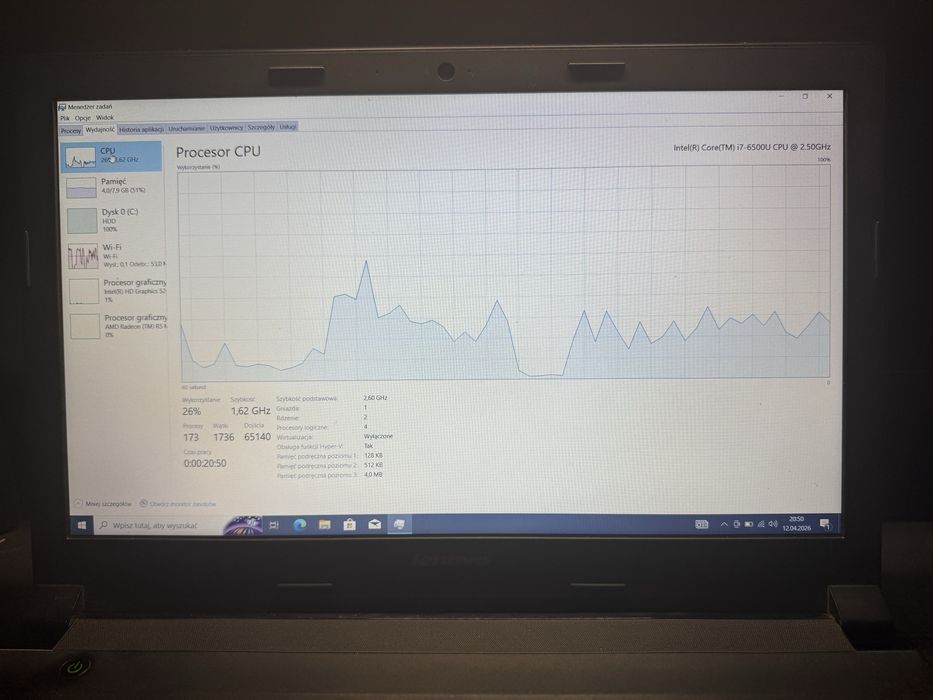 Sprzedam laptop lenovo