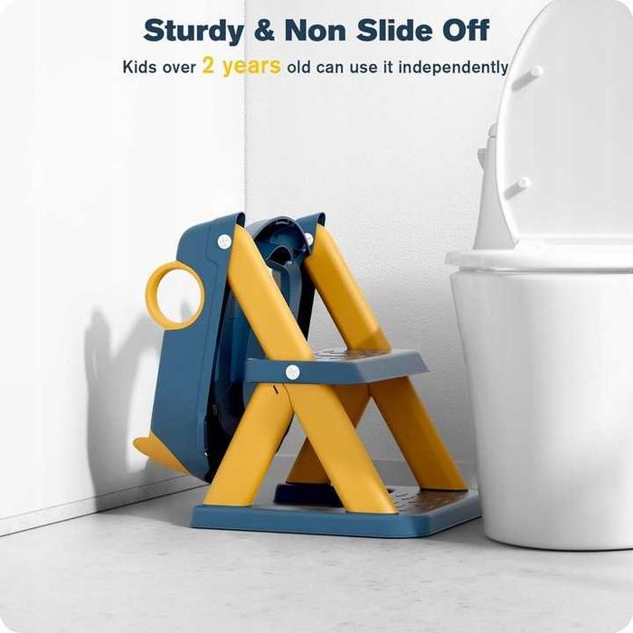 Nakładka na sedes zdrabinką TOALETA WC DLA DZIECI