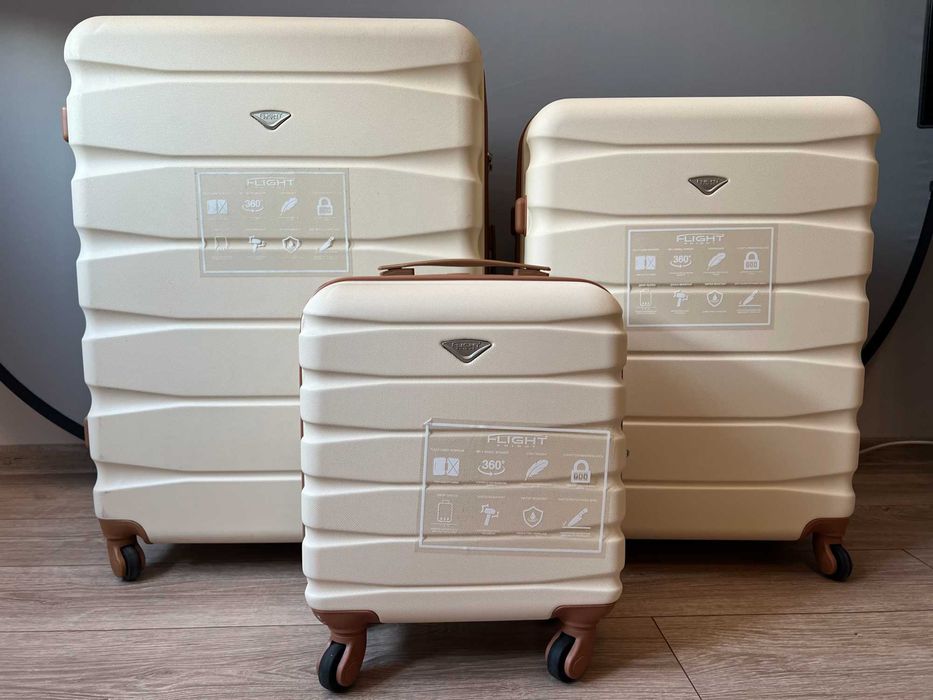 Flight Knight Zestaw walizek podróżnych, Twarde, bagaż, ABS, walizka