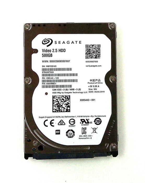 Dysk twardy SEAGETE 500GB 2,5  (92b46)