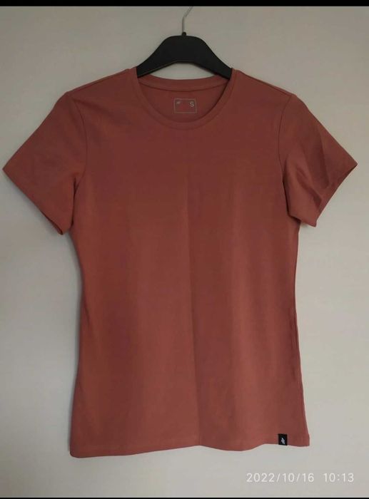 Nowa damska koszulka T-shirt 4F 95% bawełny