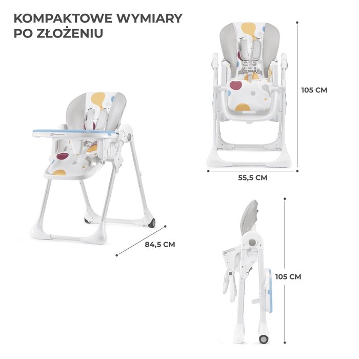 Cadeira da papa kindekraft cinza