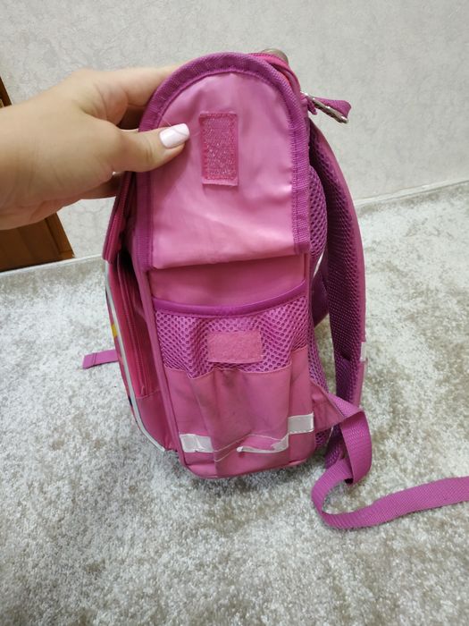 Школьный рюкзак каркасный и ортопедический smart для девочки