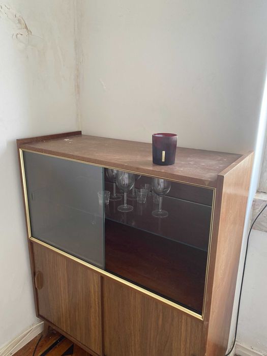 móvel vitrine vintage