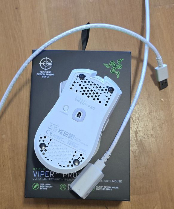 Razer viper v3 pro wireless white / gaming mouse/ ігрова мишка