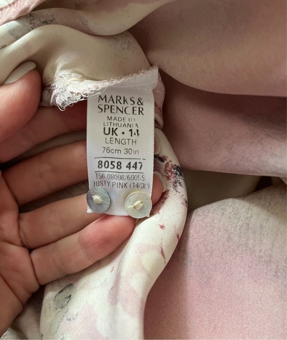 Шовкова спідниця Marks & Spencer