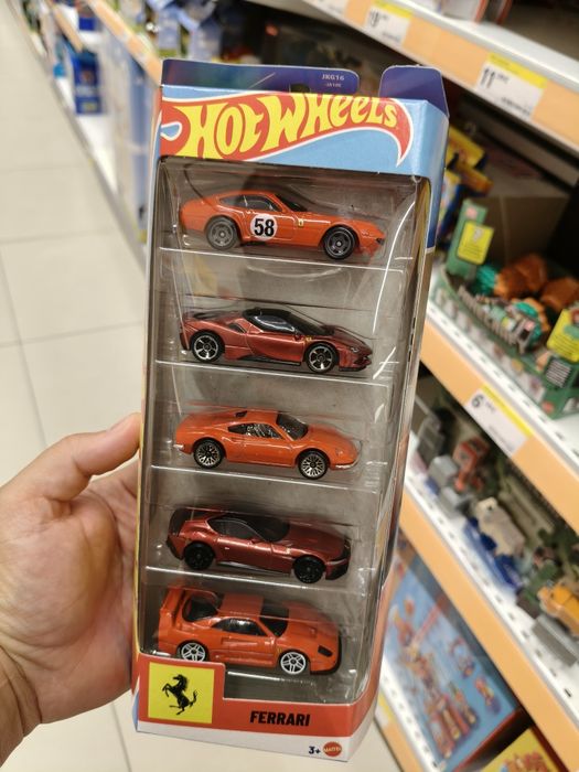 Pack 5 Ferrari Hot Wheels