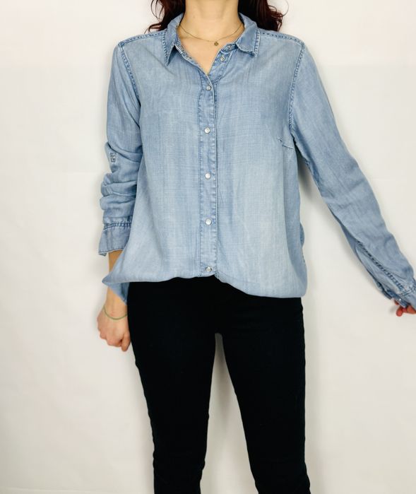 Jasnoniebieska koszula jeansowa S 36 H&M Mama