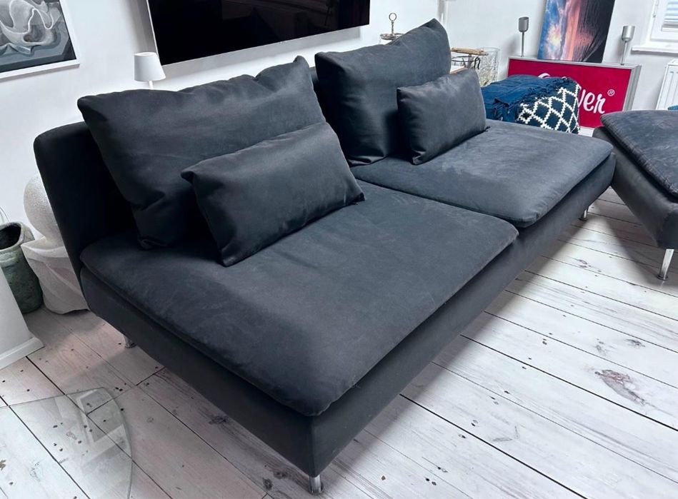 Wygodna nowoczesna sofa 3-osobowa Ikea Soderhamn