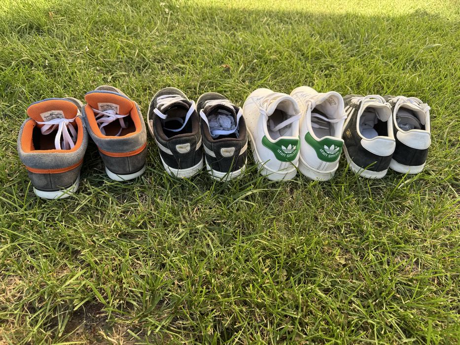 Puma suede, adidas gazelle, stan smith, nike avid jr