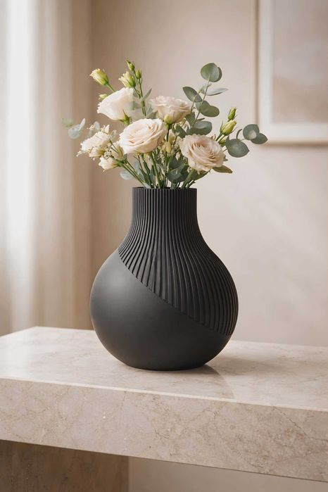 Jarra de Design Assimétrico Luxo – Preto