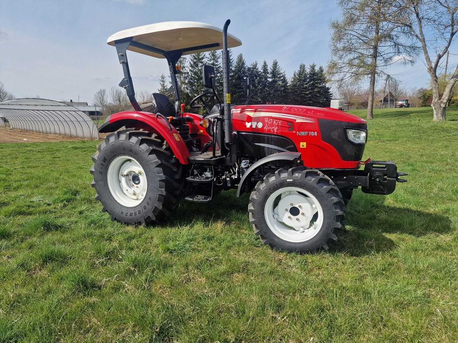Ciągnik rolniczy YTO NMF 704 fabrycznie nowy 72KM promocja ursus zetor bez kabiny