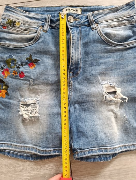 Spodenki jeansowe szorty damskie M