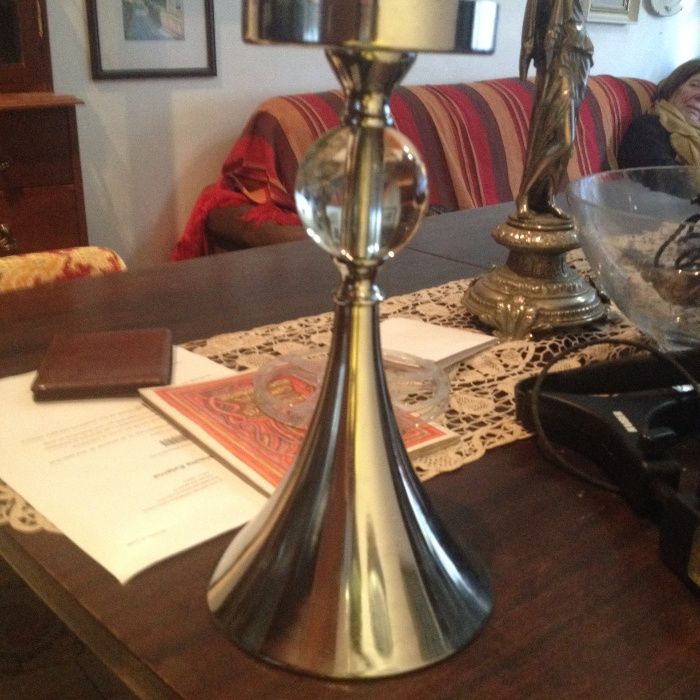 Candelabro para vela grande