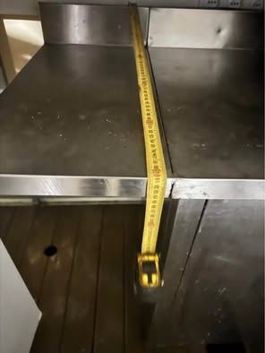 Bancada aço con 2 portas  ideal para máquina a café