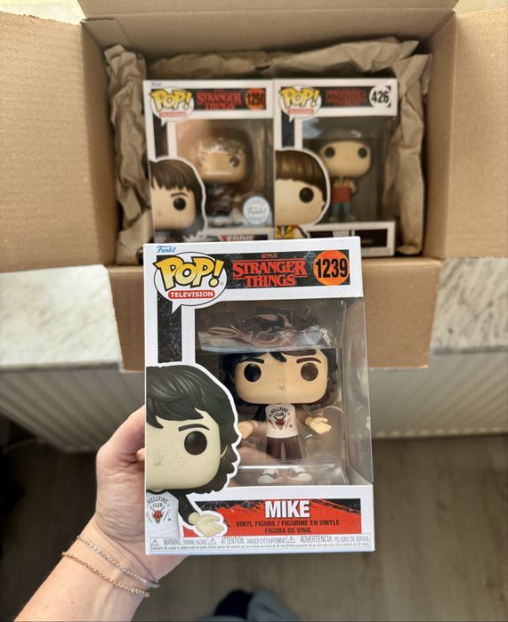 Funko Pop Stranger Things Mike Will Chrissy Robin Eddie Дивні Справи
