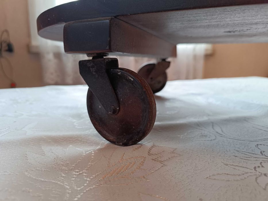 UNIKAT! Lampa podłogowa T.A.M.D.E. z barkiem TEAK & D.R.G.M. ok. 1958 r