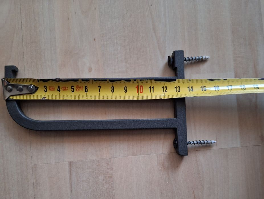 Szklane wiszące półki