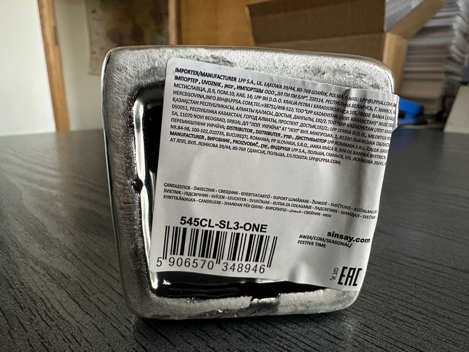 Świeczniki ceramiczne 4 szt.