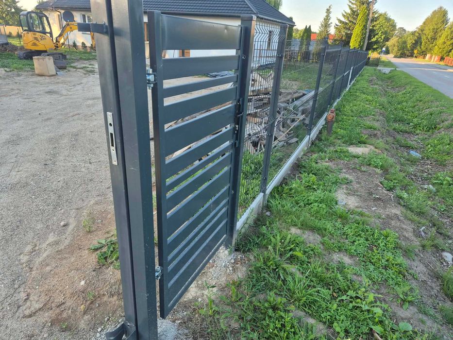 OGRODZENIE panelowe fi5 153 plus podmurówka 25 cm. Z MONTAŻEM