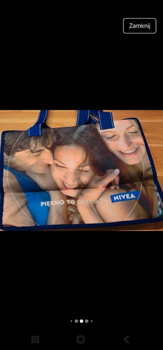 Torba materiałowa Nivea może być śniadaniowa