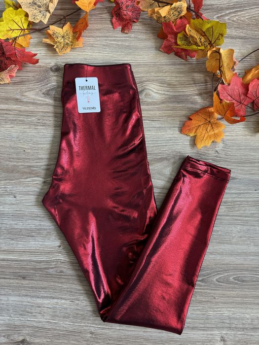 Tezenis s/36 nowe (z metką) termiczne ocieplone legginsy spodnie