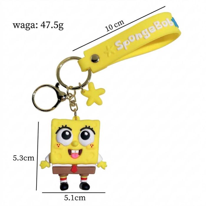 Nowy brelok SpongeBob 3D — kultowa postać do kluczy i plecaka!