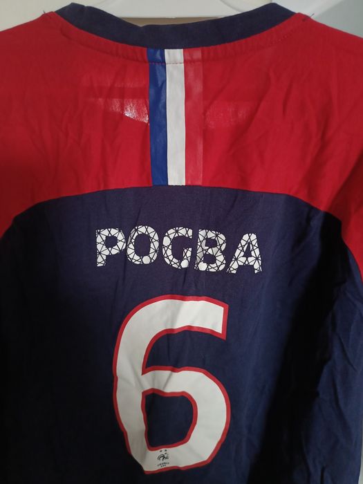 Dziecięca koszulka piłkarska reprezentacji Francji z napisem Pogba rozmiar 128-134
