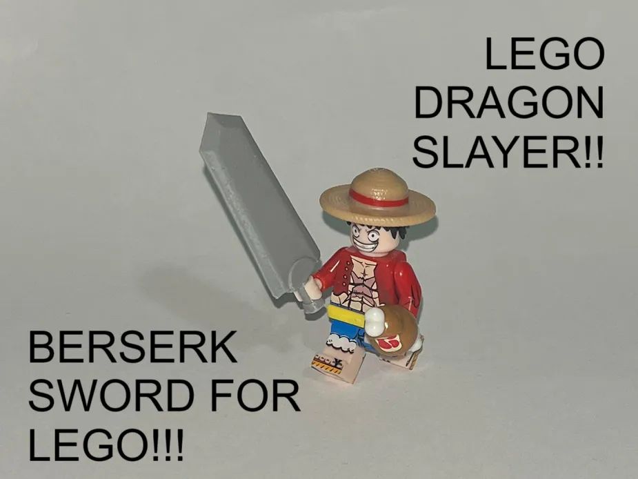 Espada Dragon Slayer (Berserk) para LEGOs