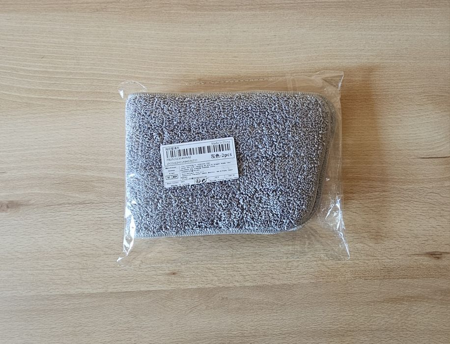Nowe szare wymienne nakładki do mopa