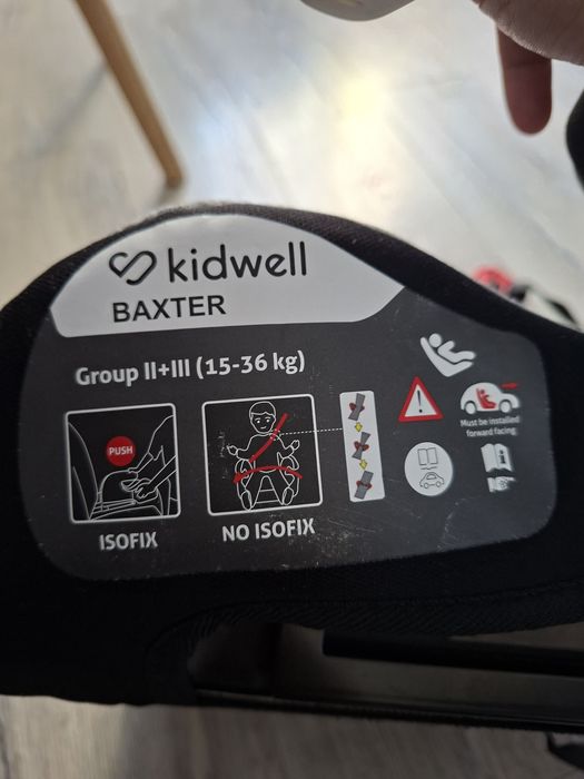 Fotelik samochodowy  kidwell baxter isofix