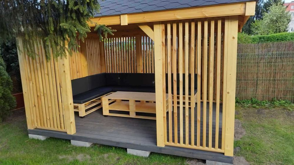 Altana ogrodowa MEWA 3x3m- Różne rozmiary i kolory, Domki, Altany, Wiaty